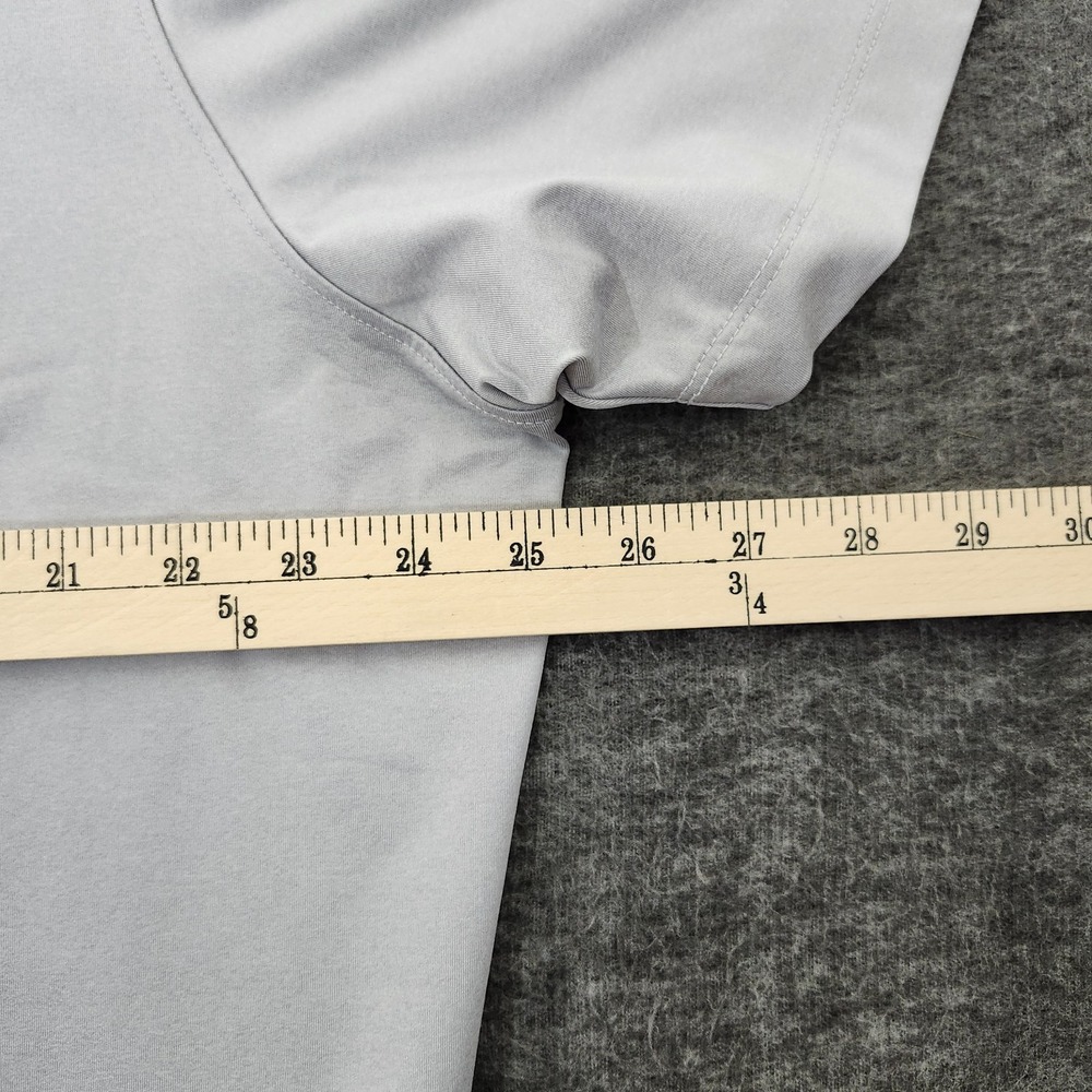 Johnnie-O West Coast Prep Mens XL Gray Ploy/Spandex Polo Shirt Surfer - Picture 7 of 11